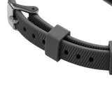 Maxbell Maxbell Sports Silicone Wrist Band + Metal Buckle For Fitbit Flex 2 Watch Black