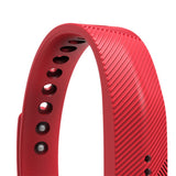 Maxbell Maxbell Sport Silicone Accessory Band Wrist Strap For Fitbit Flex 2 Tracker Red