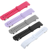 Maxbell Maxbell 3D Silicone Gel Wrist Band Strap +Buckle For Fitbit Charge 2 Bracelet Black