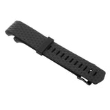 Maxbell Maxbell 3D Silicone Gel Wrist Band Strap +Buckle For Fitbit Charge 2 Bracelet Black