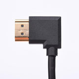 Left Angle HDMI Cable, Universal 90°Left Angle HDMI Male To HDMI Male Extender Cable Adapter Supports 1080P HD Resolution 30cm