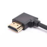 Left Angle HDMI Cable, Universal 90°Left Angle HDMI Male To HDMI Male Extender Cable Adapter Supports 1080P HD Resolution 30cm