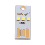 Maxbell 2xMini Portable USB LED Light Pocket Card Lamp Mobile Power Camping Laptop