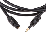 Maxbell 3x3ft 3.5mm Digital OD 4.0 Optical Audio Cable Wire Toslink Optical Audio