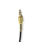 Maxbell 2x3.5mm Jack Audio Cable Male To Male 90 Degree Right Angle Aux Cable Black