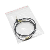 Maxbell 2x3.5mm Jack Audio Cable Male To Male 90 Degree Right Angle Aux Cable Black