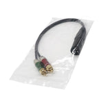 Maxbell 6x1 XLR Female to 2 RCA Male Stereo Plug Adapter Cable