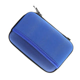 Maxbell Maxbell Portable Earbuds/Charger/USB/Cable Hard Case Storage Bag Mesh Pocket  Blue