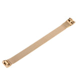 Maxbell Maxbell Replacement Watch Mesh Loop Wrist Band Strap for Fitbit Charge 2 Gold