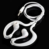 Maxbell 5x3.5mm Earhook Sport Waterproof Earphone Headphone for iPod MP3 Player White
