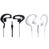 Maxbell 8x3.5mm Earhook Sport Waterproof Earphone Headphone for iPod MP3 Player Black