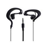 Maxbell 8x3.5mm Earhook Sport Waterproof Earphone Headphone for iPod MP3 Player Black