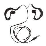 Maxbell 7x3.5mm Earhook Sport Waterproof Earphone Headphone for iPod MP3 Player Black