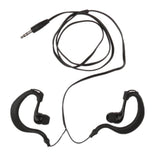 Maxbell 7x3.5mm Earhook Sport Waterproof Earphone Headphone for iPod MP3 Player Black