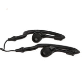 Maxbell 8x3.5mm Earhook Sport Waterproof Earphone Headphone for iPod MP3 Player Black