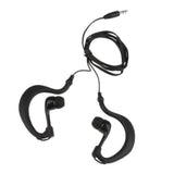 Maxbell 7x3.5mm Earhook Sport Waterproof Earphone Headphone for iPod MP3 Player Black