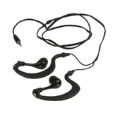 Maxbell 8x3.5mm Earhook Sport Waterproof Earphone Headphone for iPod MP3 Player Black