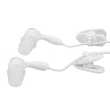 Maxbell 8x3.5mm Waterproof Earphone Headphone Stereo Swimming for MP3 Radio iPod White