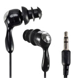 Maxbell 5x3.5mm Waterproof Earphone Headphone Stereo Swimming for MP3 Radio iPod Black