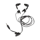 Maxbell 5x3.5mm Waterproof Earphone Headphone Stereo Swimming for MP3 Radio iPod Black