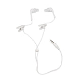 Maxbell 5x3.5mm Sport Underwater Audio Waterproof Earphone Headphones for iPod White