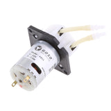 Maxbell Maxbell Peristaltic Liquid Miniature Dosing Hose Pump for Aquarium Lab White 12V