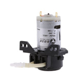 Maxbell Maxbell Peristaltic Miniature Dosing Pump Head & Connector For Arduino Lab Black 24V