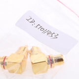 Maxbell 2x2x Right Angle RCA Adaptor Plug Male to Female 90 Degrees Gold Plated