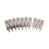 Maxbell 2x10x F Type Female to RCA Male Coax Coaxial Cable Audio Adapter Connector