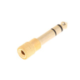 Maxbell 2x6.3mm 1/4" Male Plug to 3.5mm 1/8" Female Jack Stereo Audio Adapter
