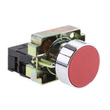 Maxbell 3xXB2-BA42 Red Momentary Self-Reset Flush Push Button Switch 1 NC N/C 22mm