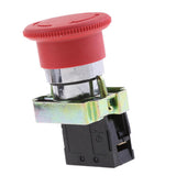 Maxbell 5xXB2-BS542 RED Mushroom NC Emergency Stop Latching Rotary Push Button Switch