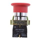 Maxbell 6xXB2-BS542 RED Mushroom NC Emergency Stop Latching Rotary Push Button Switch