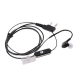 Maxbell 2xIn-Ear Headset Earhook Earpiece for Baofeng 5R Two Way Radios Walkie Talkie