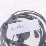 Maxbell 3x2 Pin G-Shape Headset PTT Mic Earphone for Walkie Talkie 2 Way Radio Black