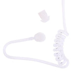 Maxbell 2xFlexible Throat Microphone Covert Acoustic Tube Earpiece Finger PTT Headset