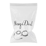 Maxbell 2xFlexible Throat Microphone Covert Acoustic Tube Earpiece Finger PTT Headset