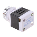 Maxbell 2x220V LED Metal Dash Panel Indicator Light Lamp Signal Light Red