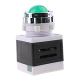 Maxbell 2x220V LED Metal Dash Panel Indicator Light Lamp Signal Light Green