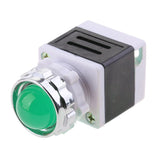 Maxbell 2x220V LED Metal Dash Panel Indicator Light Lamp Signal Light Green