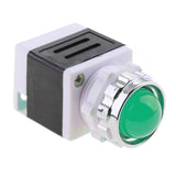 Maxbell 2x220V LED Metal Dash Panel Indicator Light Lamp Signal Light Green