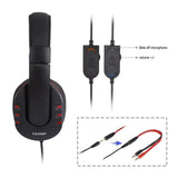 Maxbell Surround Sound Stereo PC Gaming Headset & Microphone 3.5mm with Mic red - Aladdin Shoppers
