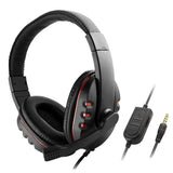 Maxbell Surround Sound Stereo PC Gaming Headset & Microphone 3.5mm with Mic  red