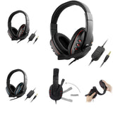 Maxbell Surround Sound Stereo PC Gaming Headset & Microphone 3.5mm with Mic red - Aladdin Shoppers