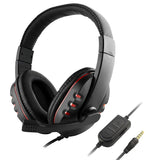 Maxbell Surround Sound Stereo PC Gaming Headset & Microphone 3.5mm with Mic red - Aladdin Shoppers