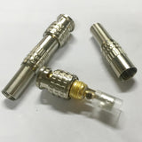 Maxbell 5x5X Solderless No Welding Joint BNC Male Coax Connector Adapter Plug