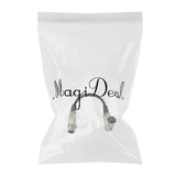 Maxbell 10x1ft XLR Female to Right-Angle Male Microphone Audio Extension Cable