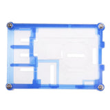 Maxbell 2xClear Case Enclosure Box for Raspberry Pi2 PI3 Model B+ Blue