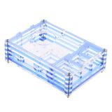 Maxbell 2xClear Case Enclosure Box for Raspberry Pi2 PI3 Model B+ Blue