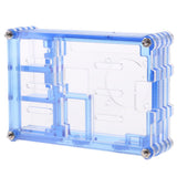 Maxbell 2xClear Case Enclosure Box for Raspberry Pi2 PI3 Model B+ Blue